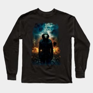 Unleash the Revolution: Anonymity in Chaos Long Sleeve T-Shirt